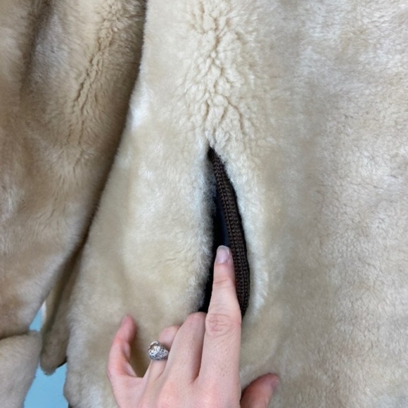 Vintage Faux Fur Winter Short Coat Medium - Picture 9 of 10